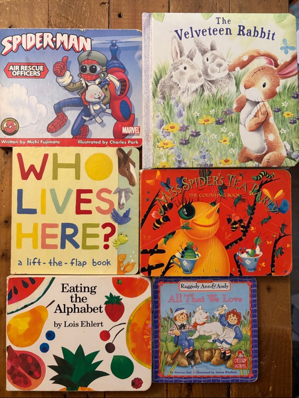 Set of 6 Board Books